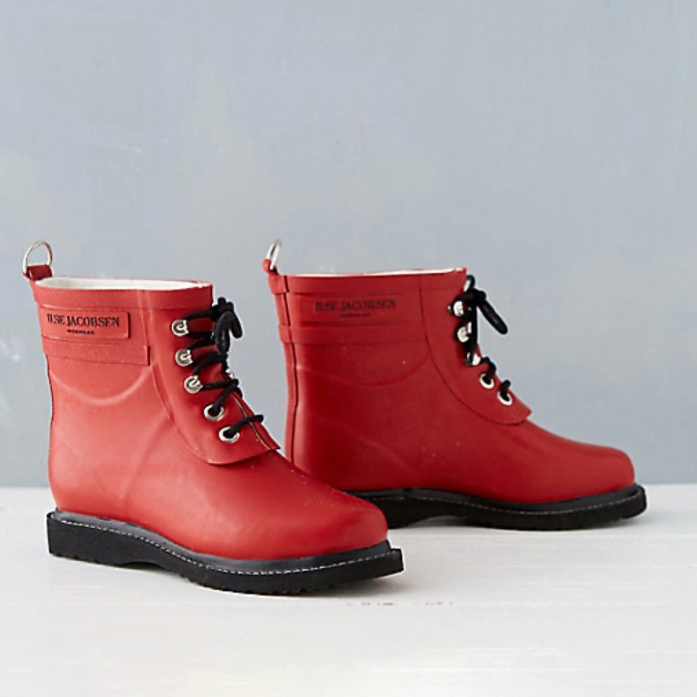 Ilse Jacobsen laced Rain Boot short